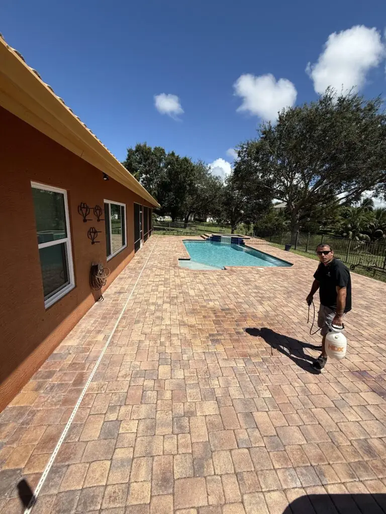 Paver Sealing and Pressure Washing in Palm City