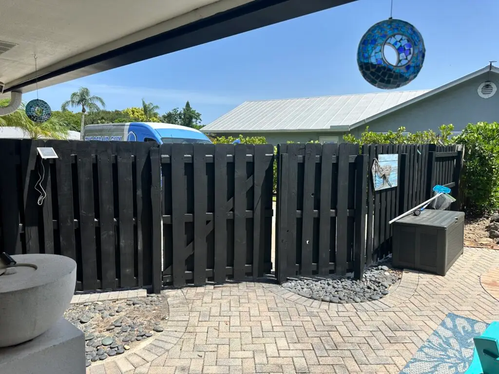 Fence Staining Service in Stuart — fence staining service