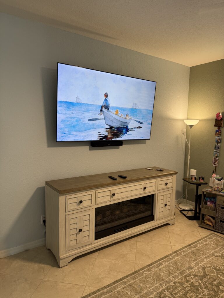 TV Mounting and Wire Concealment in Stuart — Martin County